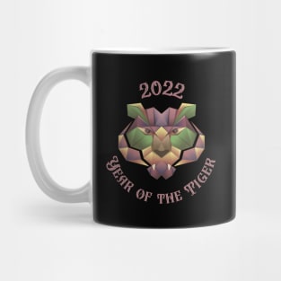 Pastel Abstract Year of the Tiger 2022 Mug